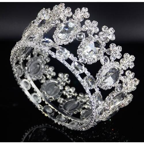 Factory Sale Flower Crown Wedding Bridal Hair Accessories Tiaras and Crowns For Pageants Gift For Women Wholesale Hair Jewelry