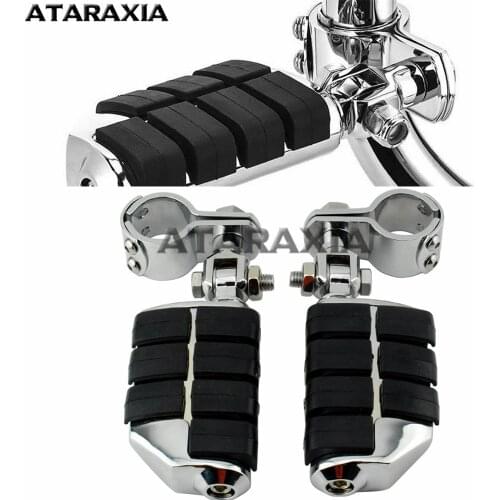 Motorcycle 25mm-32mm Highway Guard Footrest Foot Peg Mount Clamp Footpeg Bracket For Harley Touring Dyna Softail Sportster XL883
