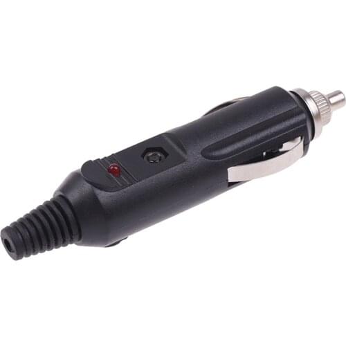 Hot Sale 12V 24V Car Cigarette Lighter Plug With Light Without Wire Socket Converter For Car Goods