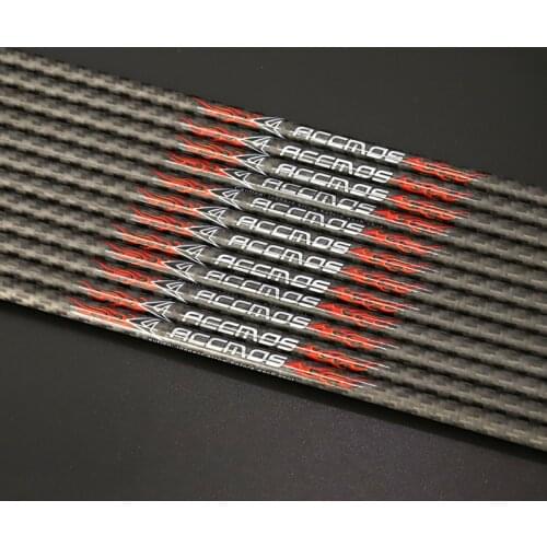 12 pcs ID 6.2 mm 3K Carbon Arrow Shaft spine 200 250 300 350 400 500 carbon arrows Tube For Archery DIY Hunting Shooting