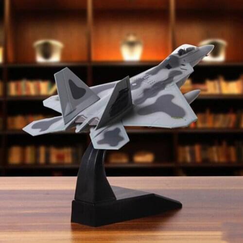 1/100 scale U.S. Small American Navy Army F22 fighter aircraft airplane models adult children toys for display show collections