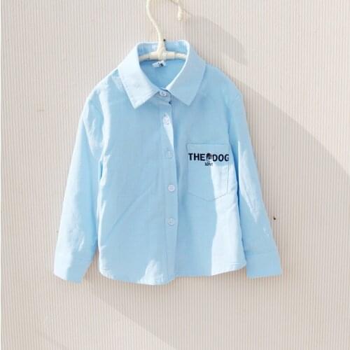 2020 fall clothes for kids boys shirts children clothes toddler cotton child shirts for teenage fashion print shirt 2T-16Y