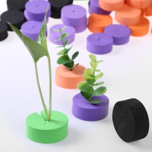 50Pcs Garden Clone Collars Neoprene Foam Inserts Sponge Block for Hydroponics Systems and Plant Germination Cloning Machines