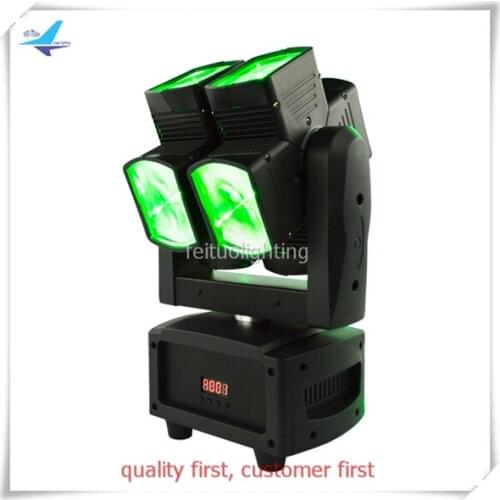 8pcs/lot 8x10w rgbw 4 in 1 moving head beam Sharp Dj Beam Moving Head home light