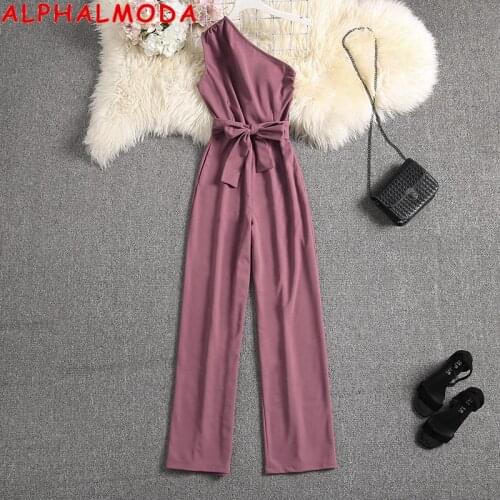 ALPHALMODA Womens Evening Trouser Overalls