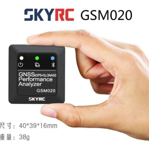 SKYRC GSM020 GNSS Performance Analyzer Power Bluetooth APP GPS Speed Meter for RC Car Helicopter FPV Drone Parts