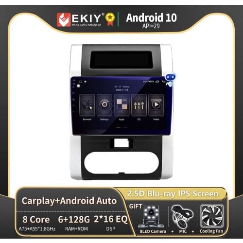 EKIY DSP Car Radio Android For Nissan X-Trail 2 T31 T32 XTrail 2 2007-2015 Carplay Multimedia Player GPS Navigation Stereo DVD