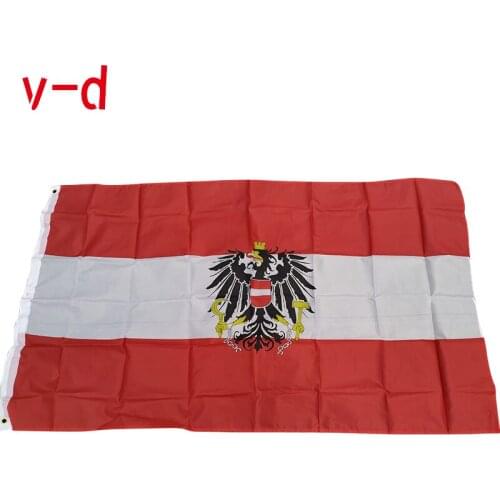 Free shipping xvggdg Austria Flag 90x150cm/ 3x5 Feet Home Decoration Hanging Flag Banner for Sports