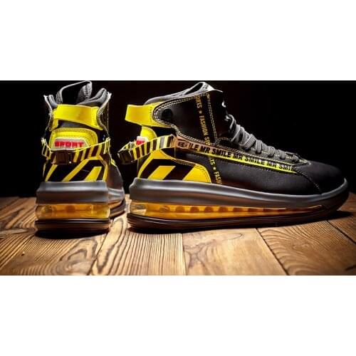 CIMIM Brand Outdoor Large Size Fashion Trend High Top Sneakers New Comfortable Luxury Men Air Shoes Motion Casual Men Shoes