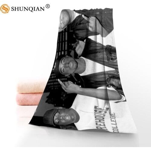 Hot Custom Tupac Towel Printed Cotton Face/Bath Towels Microfiber Fabric For Kids Men Women Shower Towels A7.24-1