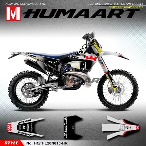 HUMAART Custom Sticker Design Off-road Graphics Kit Wrap for Husqvarna TE150i TE250i TE300i FE250 FE350 FE450 FE501 2020 2021