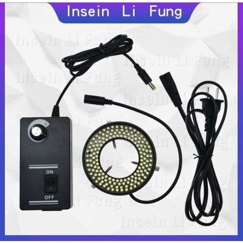 152 Lamp Beads Double Inner Diameter 47mm-64mm Ring LED Light Source for Monocular Stereo Microscope