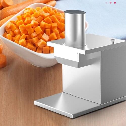 Commercial Dicing Machine Granular Carrots Electric Cube Cutting Machine Potatoes Vegetables Fruits Food Shredder