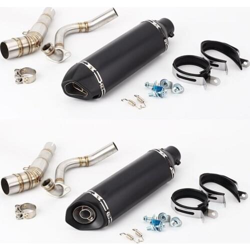 Motorcycle Scooter Modification PCX125 150 Modification Lengthened Small Hexagonal Straight Back Pressure Exhaust Pipe