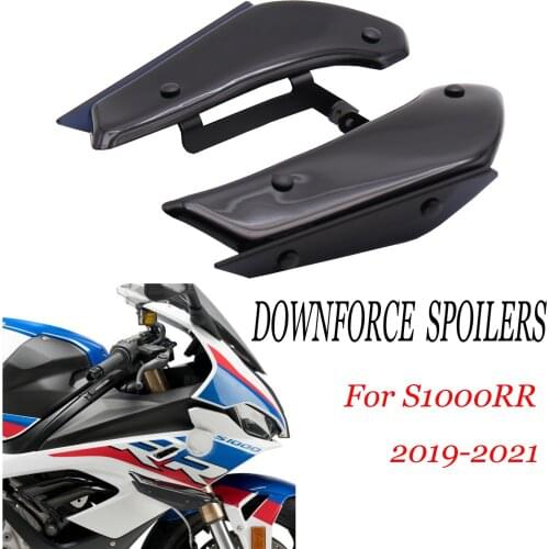 Motorcycle Side Downforce Sport Spoilers Aerodynamic Fixed Winglet Fairing Wing Kit For BMW S1000RR S1000 S 1000 RR 2019 - 2021