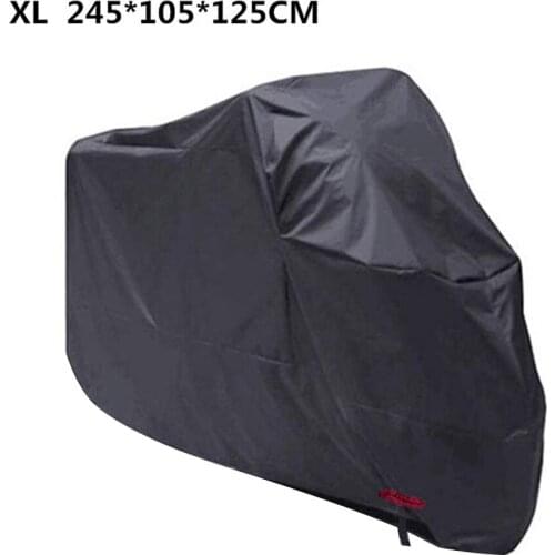 Motorcycle Covers Heavy Duty Motorbike 210D Waterproof UV Bike Cover Tear Proof Motorbike Safety Cloth Lock Holes Design
