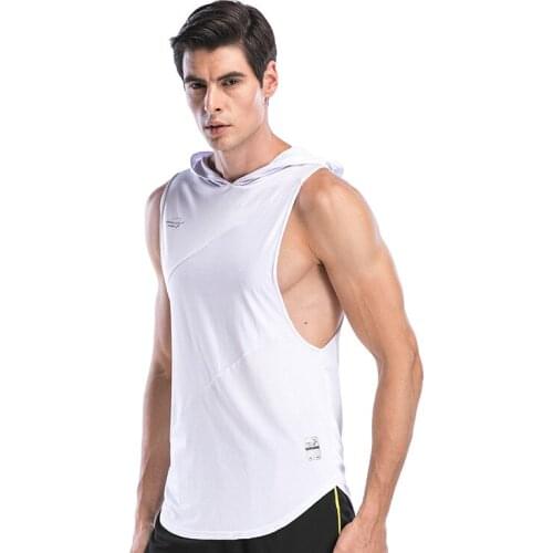Latest Design Running Fitness Sleeveless Tanks Top Fashion Sportwear Bodybuilding Hoodies