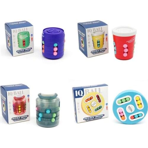 New Coke Cans Rolling Balls Fingertips Rotating Magic Beans Decompression Artifact Finger Tops Childrens Intellectual Toys