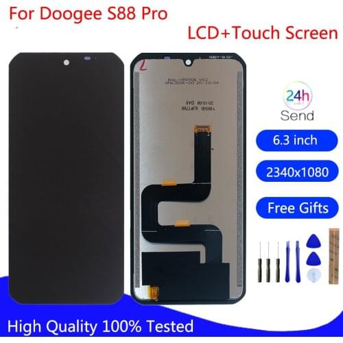 Original lcd For Doogee S88 Pro LCD Display Touch Screen Digitizer Replacement Repair Parts For Doogee S88Pro Screen LCD Display