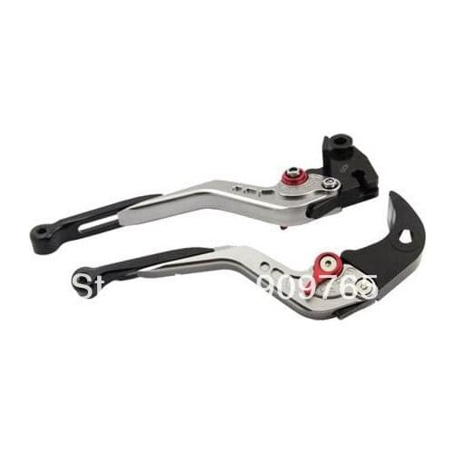 Pair Motorcycle Foldable Racing Brake Silver CNC Clutch Lever Set For Honda CBR 600RR 2007-2010 2008 2009 Custom