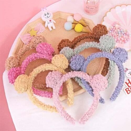 Cartoon Hairband Selling Cute Face Wash Makeup Headband Japanese Version Hot Sale Bow Hair Accessories For Girls