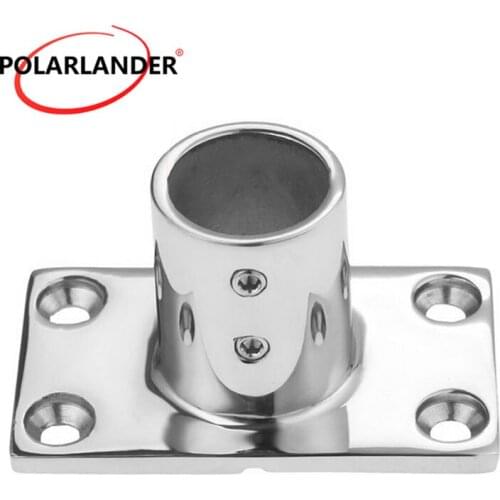 Rectangular Base Yachts Fit Boat Marine Fit 90 Degree Hand Rail Fitting Stainless Steel 1pc Marine Boats Accessories