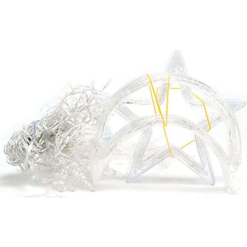 Moon Star LED Fairy String Light Garland Mubarak Ramadan Decoration Christmas Holiday Lighting Wedding Party Decoration