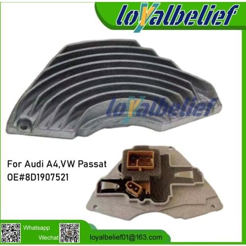Air Conditioning Blower Heater Fan Motor Resistor For AUDI A4 VW PASSAT resistor OEM 8D1907521 351321171 5HL351321171 1128001700