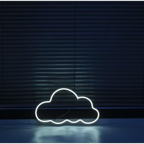 Custom made neon sign Wall Cloud LED Light Flex Neon Handmade Beer Bar Shop Logo Pub Store Club Nightclub Decoration