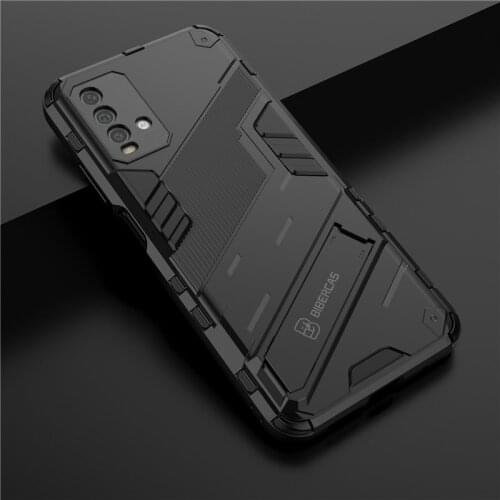Hard Armor Back Cover For Xiaomi Redmi 9T Case Phone holder Bumper Full Cover For Xiaomi Redmi 9T 9 9A 9C Case For Redmi 9T 9 T