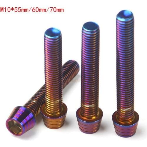 1/5PCS Stainless Steel Hex M10 Gb Teeth From Coarse Thread 1.5 Great Radiation Burn Titanium Cup Calipers Mounting Screws
