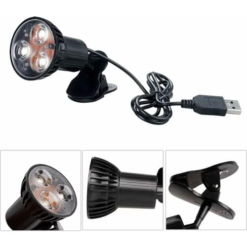 1Pc Mini Super Bright Flexible 3 LED Swivel Clip-on Book Reading Light Lamp New