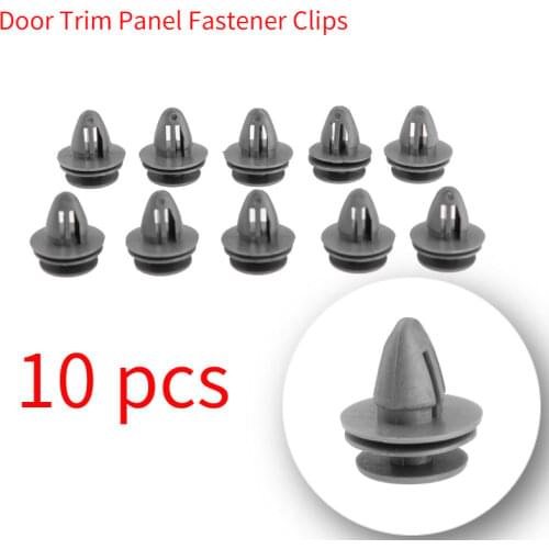 10PCS Car Grey Plastic Door Trim Panel Fastener Clips Retainer Rivets for Honda Civic Детали интерьера 20 x 10 mm/0.79 x 0.39"
