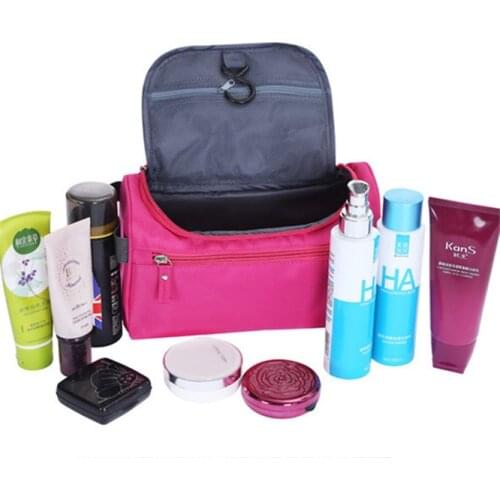 10PCS Waterproof Portable Travel Cosmetic Bag Hanging Wash Bag Neutral Make Up Bag Organizer Bathroom Wash Bag