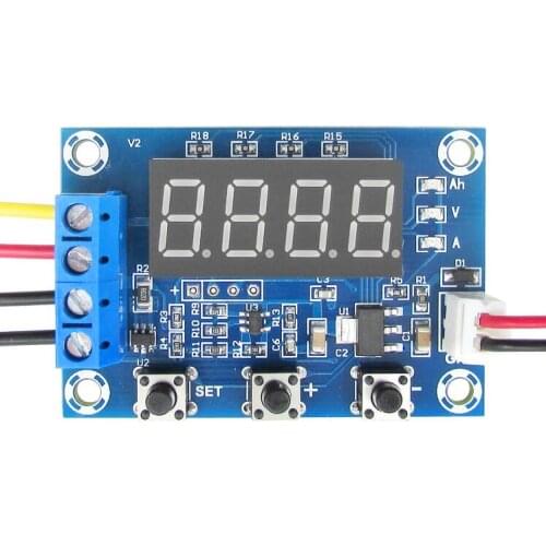 3.7~30v 12v 24v Battery capacity tester storage battery Lead-acid lithium battery AH volatge Meter ammeter