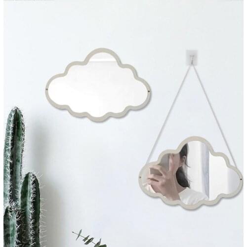 Acrylic Wall Mirror Ornament Moon Butterfly Crown Shape Self Adhesive Room Decor
