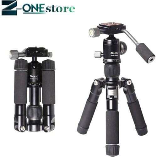 XILETU FM5C-MINI Aluminum Stable Tabletop Desktop Tripod&Ball Head For Digital camera Mirrorless camera Macro shooting