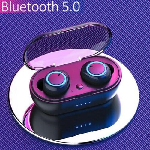 Y50 TWS Wireless Headphones 5.0 Earphone Noise Cancelling Headset Stereo Sound Music In-ear Earbuds For Android IOS Smart Phone