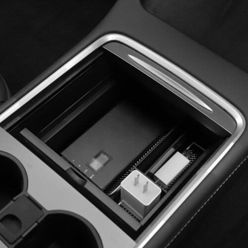 Armrest Central Control Storage Stowing Tidying Box for Tesla Model 3 Y 2021 Auto Car Central Console Organizer