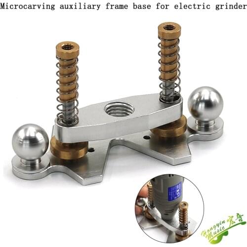 The electric pen holder of the electric grinder is used to carve and inlay the fingerboard and head board of the guitar