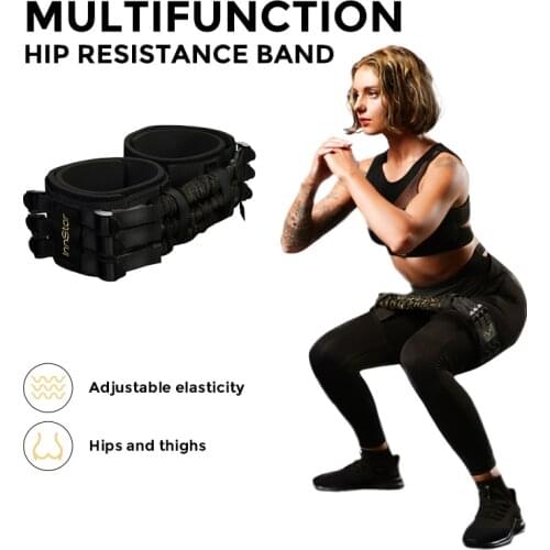 INNSTAR Booty Resistance Bands Adjustable Hip Circle Workout Rubber Bands Elastic Butt Squat Fitness Loop for Legs Thigh Glutes