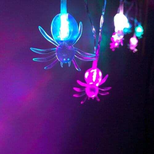 String Light Colorful Night Light Yards/Garden String Lamp for Xmas/Halloween Home Decoration Lighting Powered by 3*AA Battery