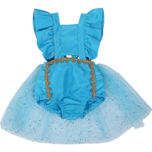 Ma&Baby 0-12M 1st Birthday Newborn Infant Baby Girls Romper Lace Tulle Sequins Jumpsuit Princess Baby Girl Clothing