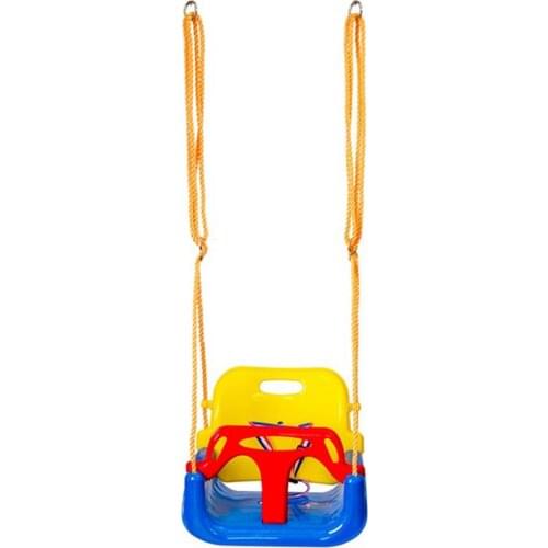 Indoor Outdoor Safe Healthy Swing For Kids Toys for Children Baby Low Back PE Plastic Basket Fun Crazy Games Leisure Time