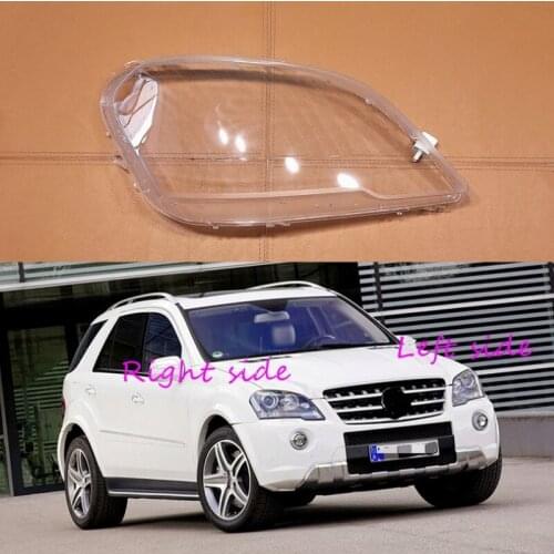 For Mercedes-Benz W164 ML320 ML350 ML400 ML450 ML500 2007- 2011 Headlamp Cover Car Replacement Front Auto Shell Cover