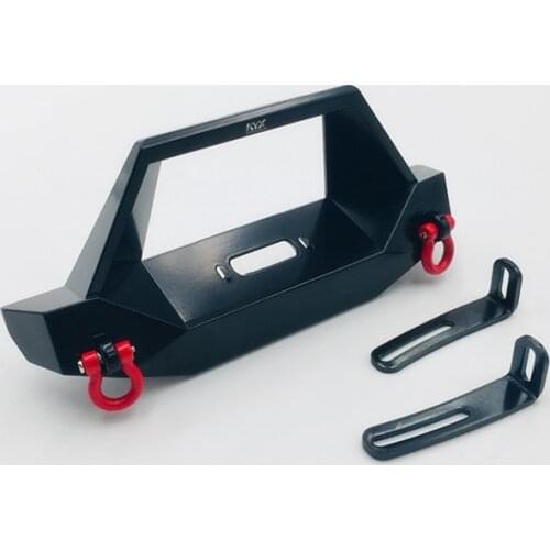 KYX Racing Metal Front Bumper for 1/10 RC Crawler Car Axial SCX10 II 90046 Traxxas TRX-4 TRX4