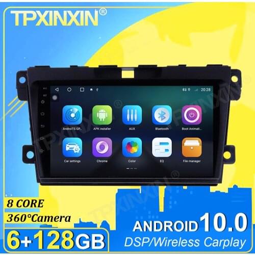 PX6 IPS Android 10.0 6+128G Carplay DVD 360 Camera For Mazda CX-7 2008-2014 Multimedia Player Radio Tape Recorder Video Navi GPS