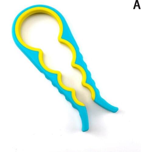 Brand new 1 piece 4 in 1 cap opener screw cap bottle opener can opener manual non-slip twist cap bottle opener kitchen gadget