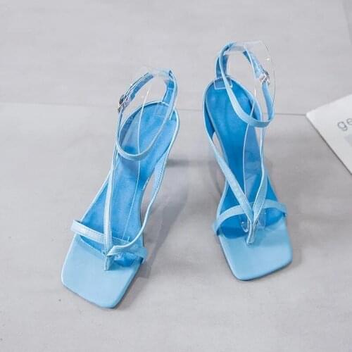 Sexy Women Gladiator Strappy High Heels Plus Size 35-43 Designer Summer Sandals Fashion Wedding Party Stiletto Pumps Nude Shoes