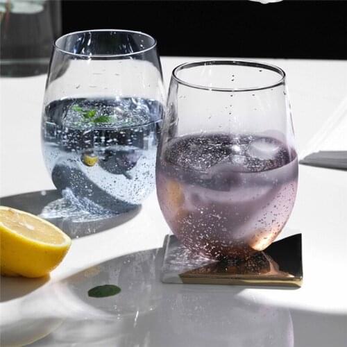Nordic Transparent Star Glass Cup High Temperature Resistant Beer Mug Double Rainbow Coffee Drink Tea Glass Cup Drinkware Gifts